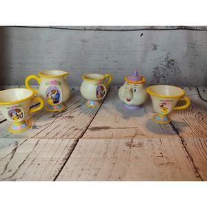 McDonald's Happy Meal Mrs. Potts and Teapot set Cups
